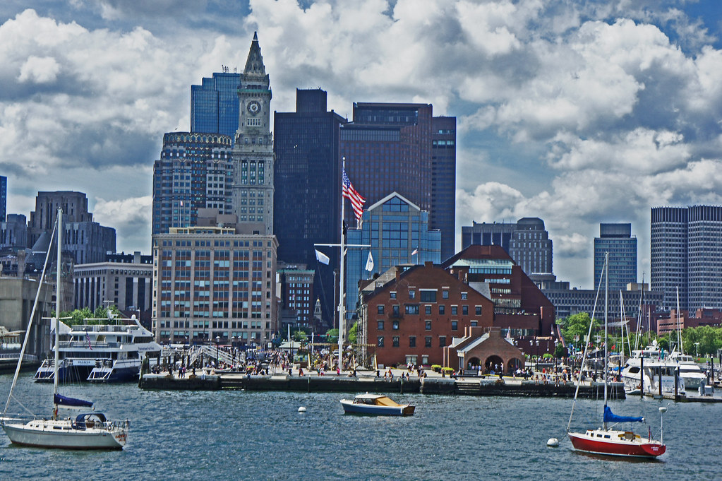 Boston Skyline, Boston Harbor