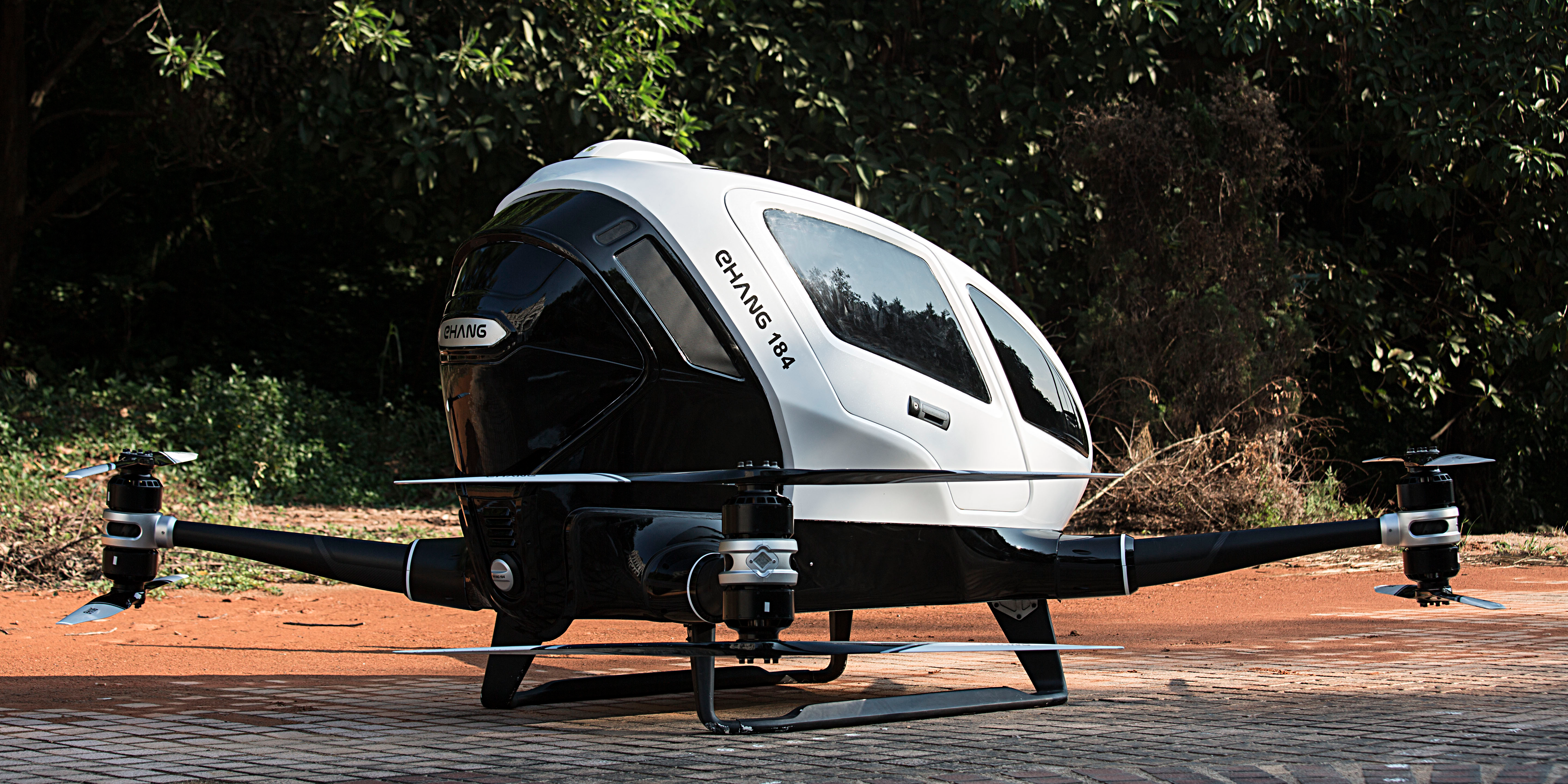 EHang 184 drone electric autonomous vehicle