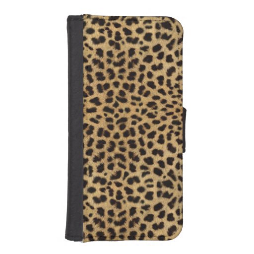 Cheetah Print Phone Wallet