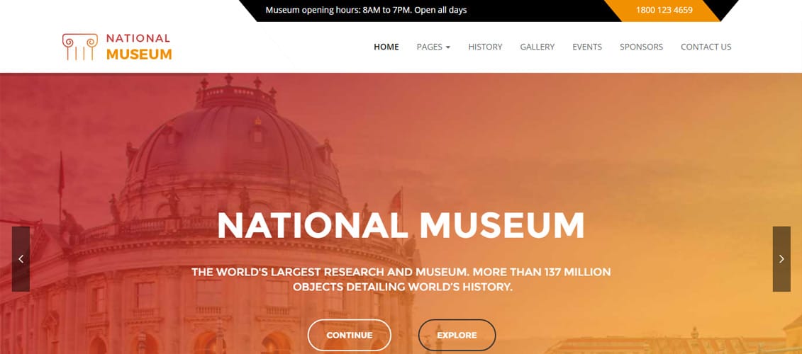 Museum---Responsive-WordPress-Theme