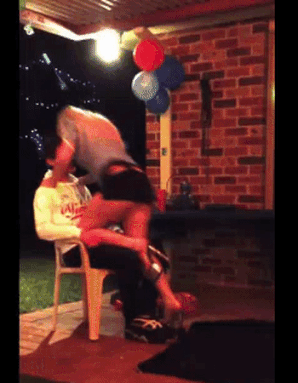 funny fail gif stripper gives lap dance that break chair legs