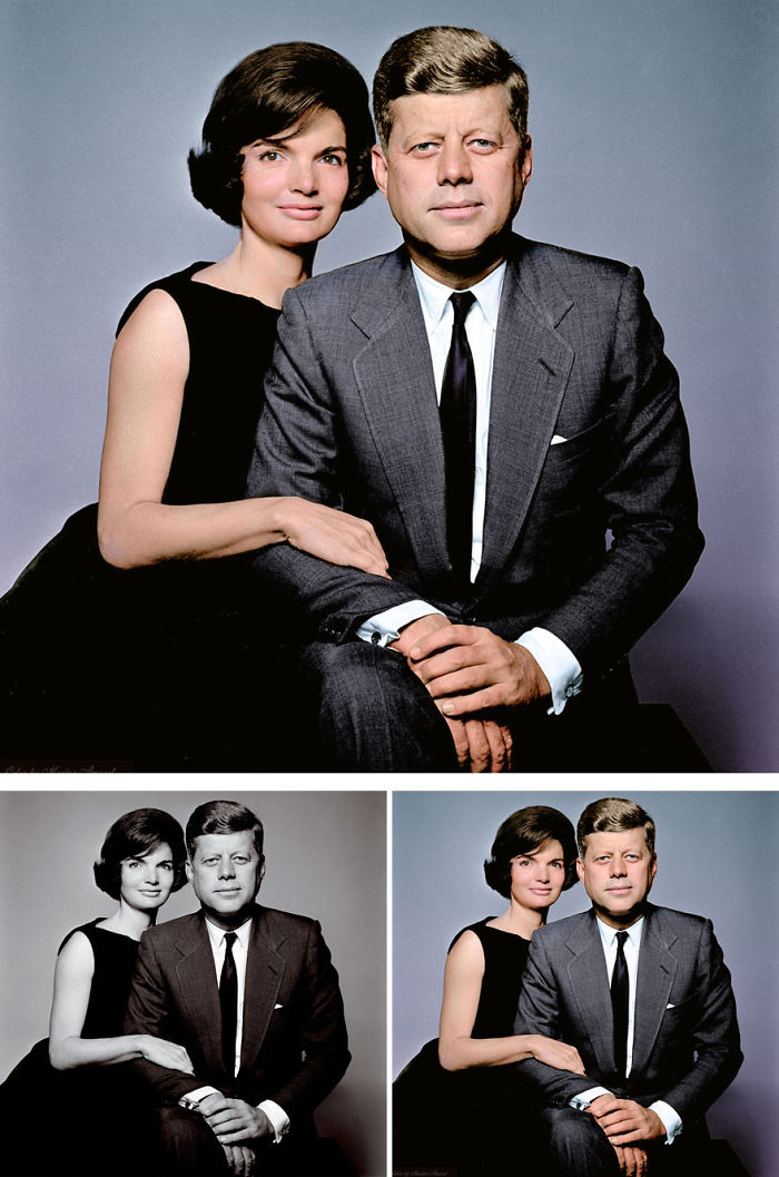 John And Jacqueline Kennedy