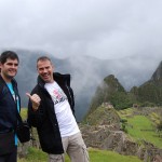 Pau y Diego en Machu Picchu
