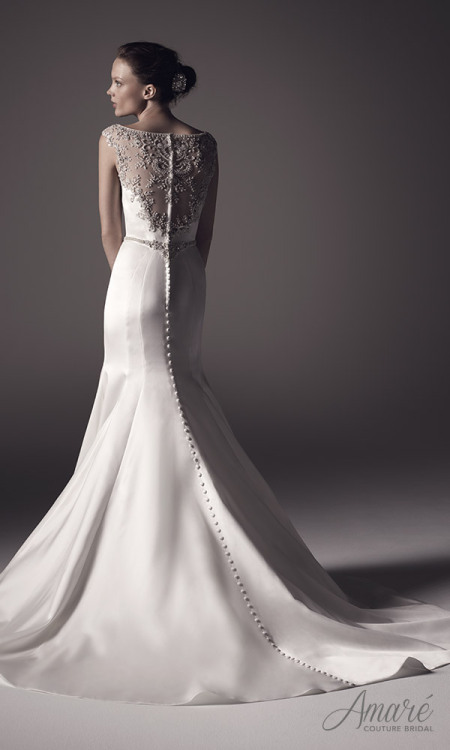 Back view of our Gown of the Week, “Catarina” from the Spring...