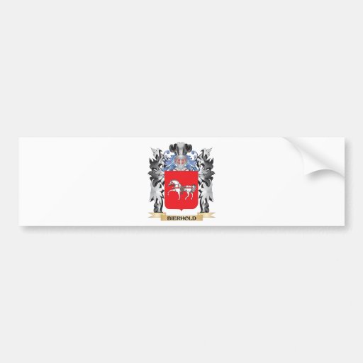 Bierhold Coat of Arms - Family Crest Car Bumper Sticker
