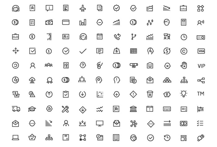 Startup – 150 Free Business Line Icons