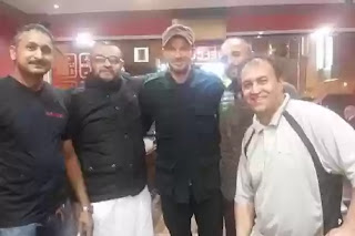 David Beckham enjoys meal in curry house paradise in longsight 