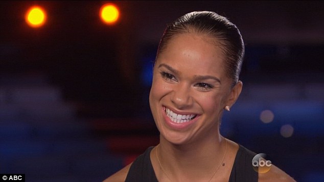 Ballet pioneer: Misty Copeland also made the list for her achievements as a ballerina