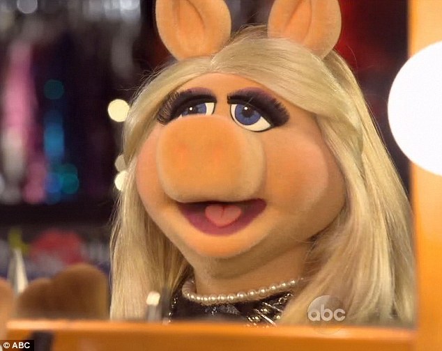 Not on the list: Miss Piggy was disappointed to learn she didn't make the list