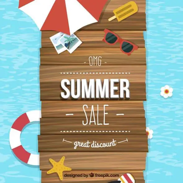 1 Summer sale background