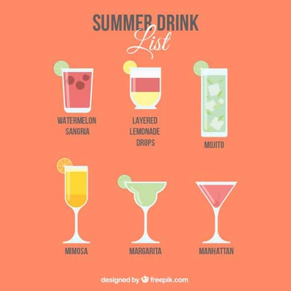 5 Party summer drink list