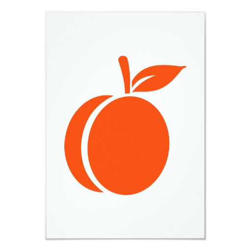 Apricot 3.5x5 Paper Invitation Card