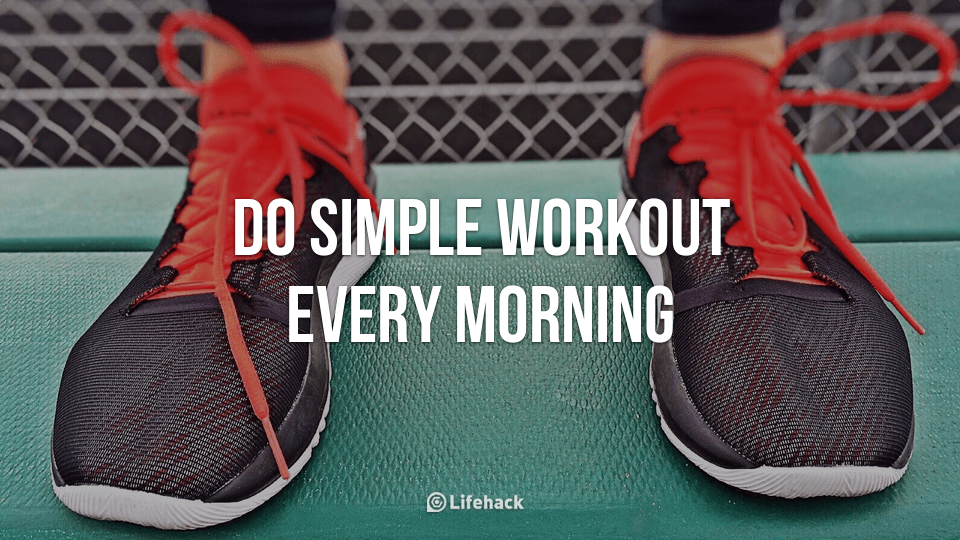 simple workout every morning