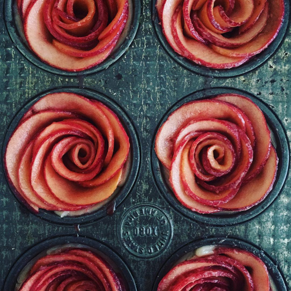 These apple roses.
