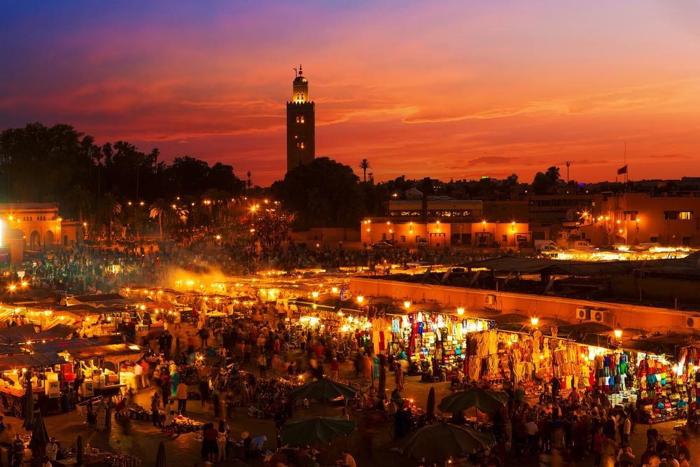 Jemaa-el-Fna-squre-in-Marrakesh-Morocco