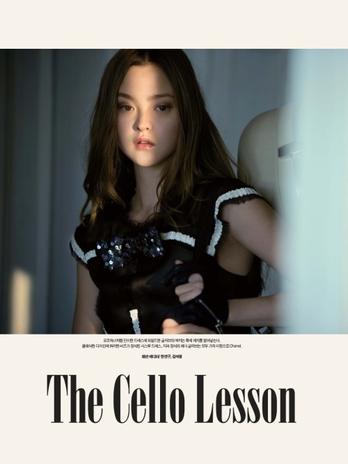 “The Cello Lesson” by Olaf Wipperfurth for Harper’s Bazaar March...