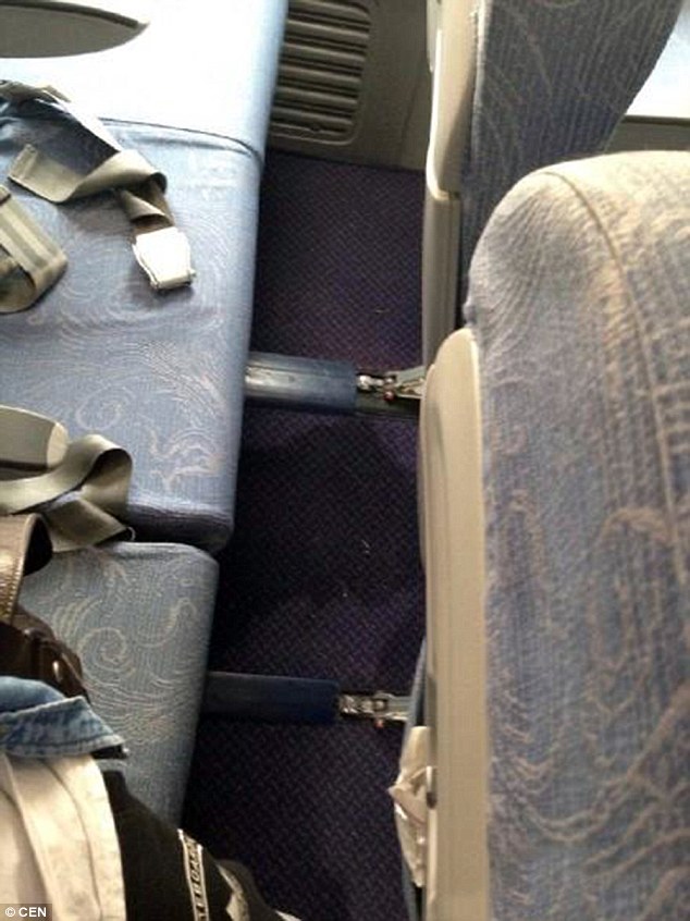 Passengers took to social media to share photos and discuss the incident that took place on an Air China flight