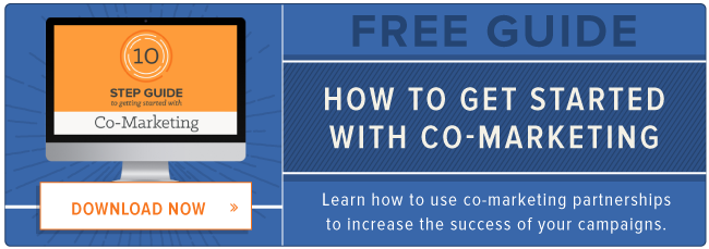 free guide to co-marketing partnerships