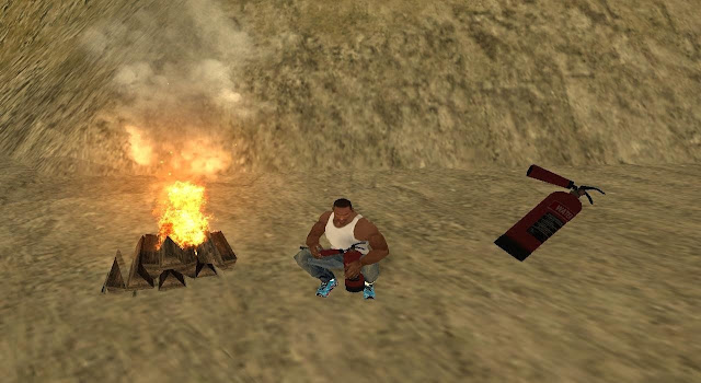 Campfire Mod for GTA SA Android Mobile cleo mod download from gtaam