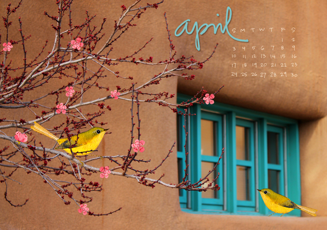 April 16 Desktop Calendar