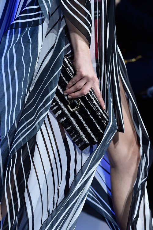 Focus on Monochrome From Le31 bag camouflaging into striped...