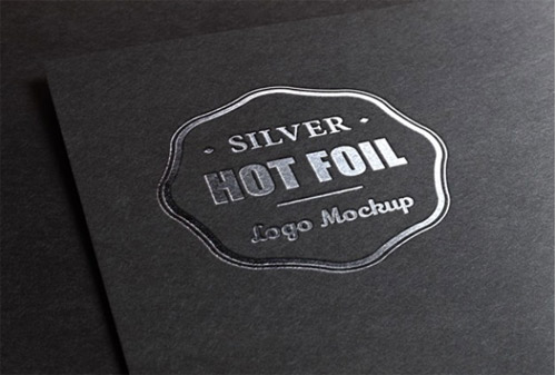 Logo-mockup-with-metallic-foil-printing