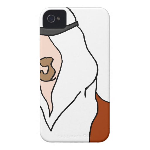 Middle Eastern man iPhone 4 Cases