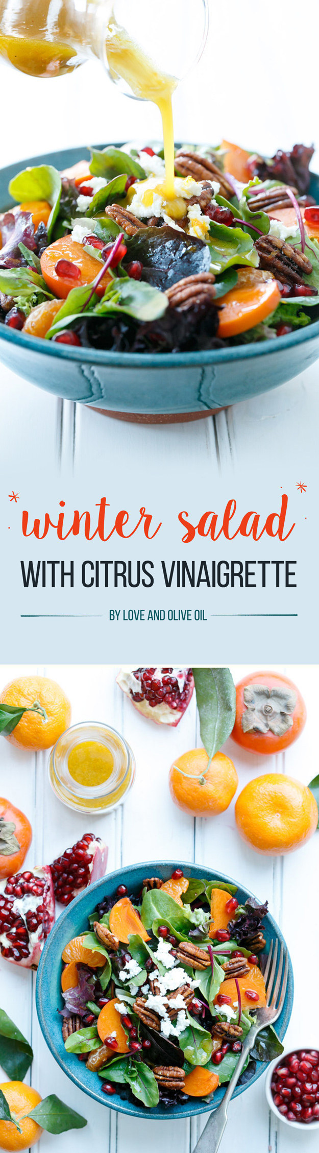 Winter Salad with Citrus Vinaigrette