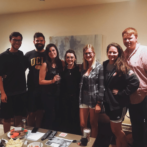 Game of Thrones,Maisie Williams,Party,snacks,UCLA,fans