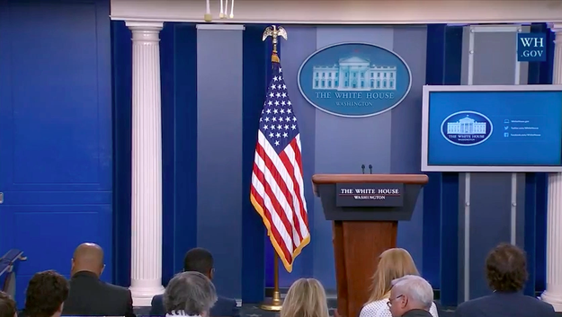 It was just another briefing for the White House press corps on Friday...