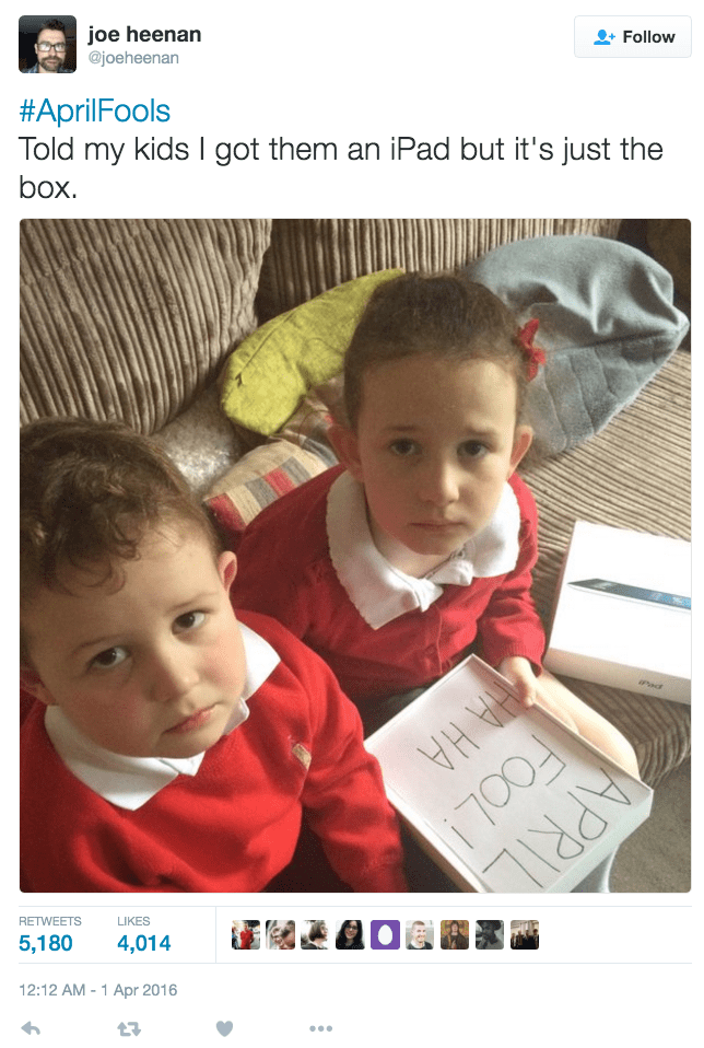funny parenting prank image dad pulls cruel ipad prank on kids