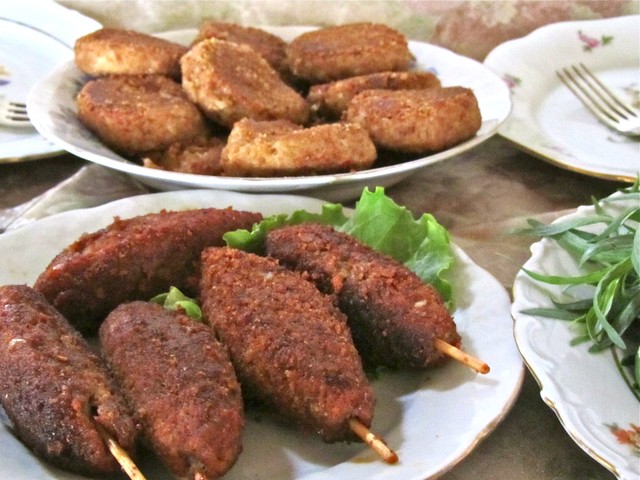 Fried Georgian Food