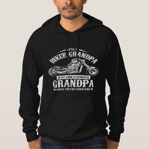 Biker Grandpa Hoody