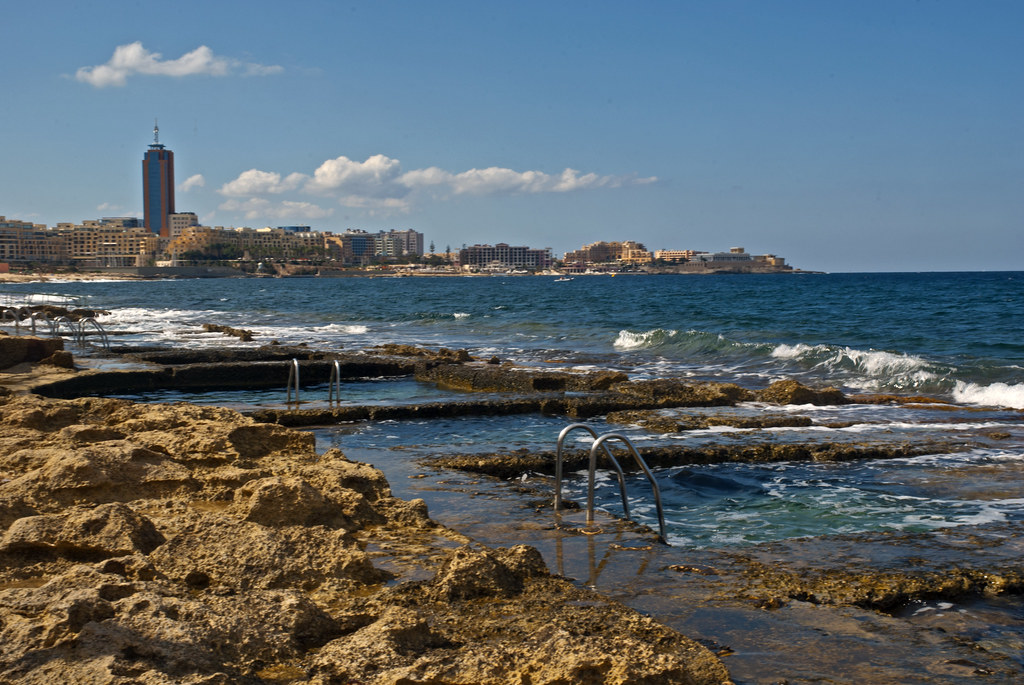 Malta: Sliema beach