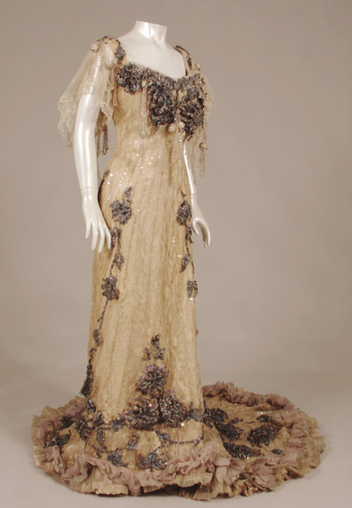 Charles Poynter for the House of Redfern, Evening gown, c. 1904
