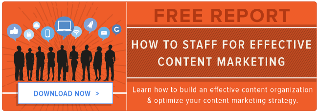 how to staff for content marketing