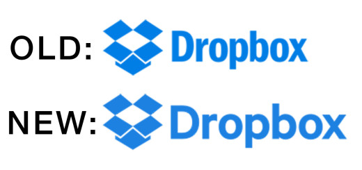 Dropbox Old vs New Logo