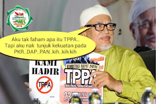 Himpunan Bantah TPPA Tempat PAS Tunjuk Kekuatan Pada DAP