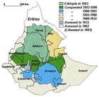 A map of Ethiopia's historical territorial expansion [420 × 413].