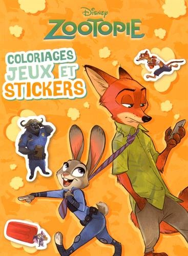 Zootopie : Coloriages, jeux et stickers