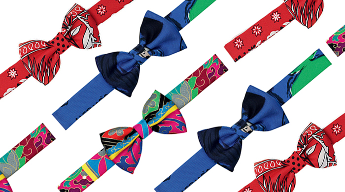Hermès выпустил галстуки-бабочки для женщин