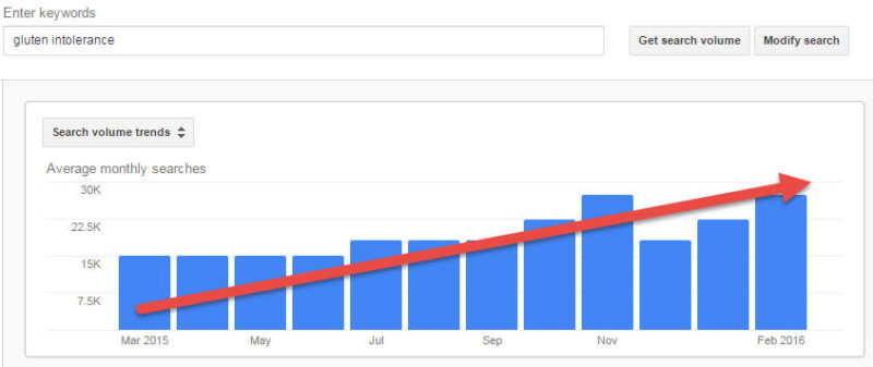 Search Volume Over Time
