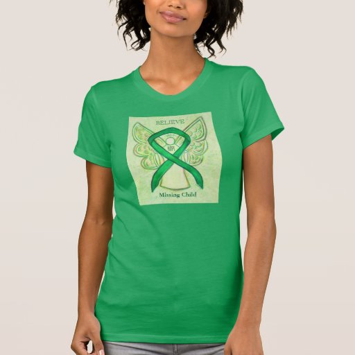 Missing Child Green Awareness Ribbon Shirt
