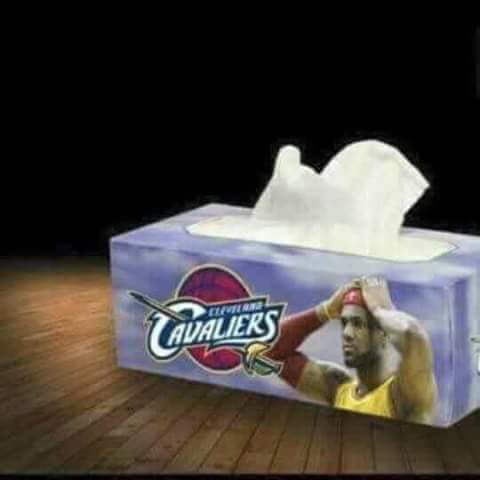 LeBron James tissues