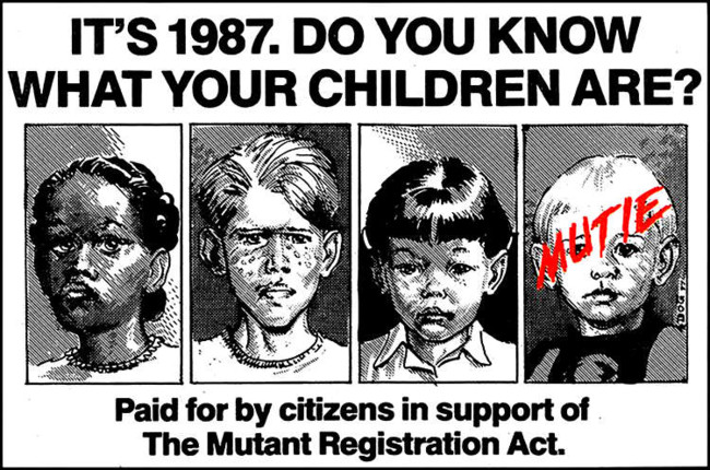 Anuncio Mutant Registration Act