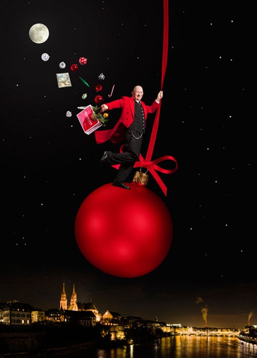 Johann Wanner, Christmas Decoratin Specialist in the style of Jean-Paul Goude