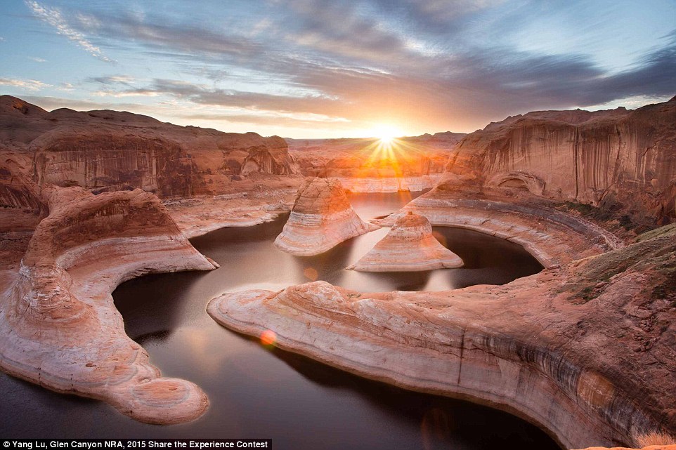 Grand Prize Winner: First place of $10,000 (£6,922) was awarded to Yang Lu for this sunset shot at Glen Canyon National Recreation Area in Utah