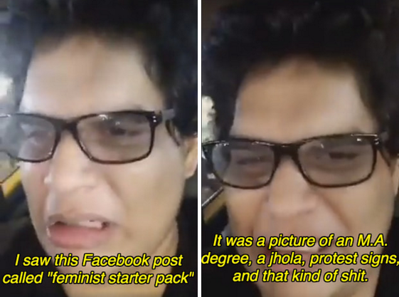 Last week, Mumbai-based comedian Tanmay Bhat posted a Snapchat video on his Facebook that went viral in India. It was shared over a thousand times and set off a national debate about feminism and equality.