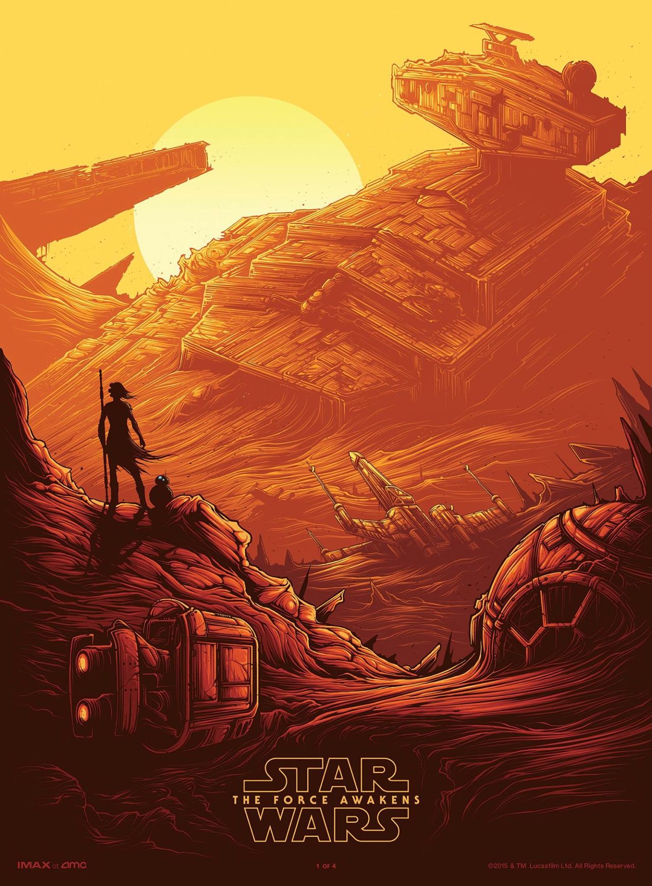 Star Wars: The Force Awakens AMC Poster #1