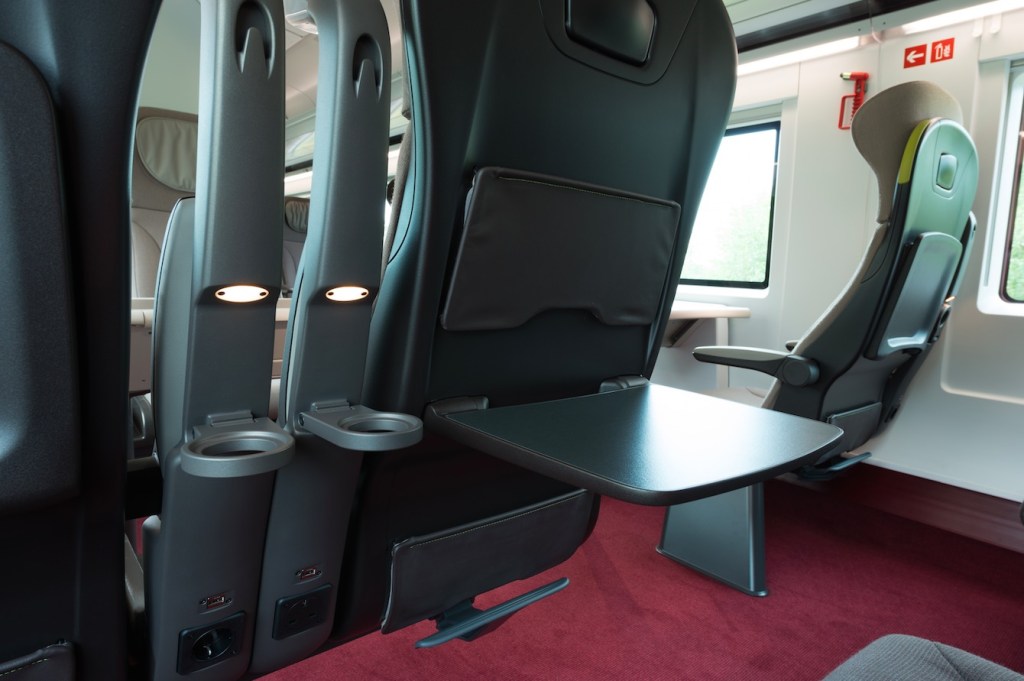 The new Standard Premier and Business Premier seats feature outlets and USB sockets